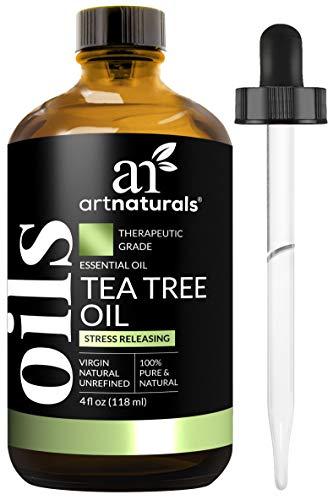 ArtNaturals 100% Pure Tea Tree Essential Oil - (4 Fl Oz / 120ml) - Natural Premium Melaleuca Therapeutic Grade - Great with Soap and Shampoo, Face and Body Wash - Treatment for Acne, Lice"