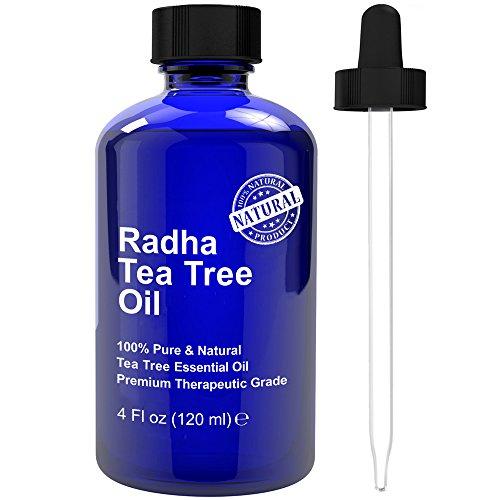 Radha Beauty Tea Tree Essential Oil 4 oz - 100% Pure Therapeutic Grade
