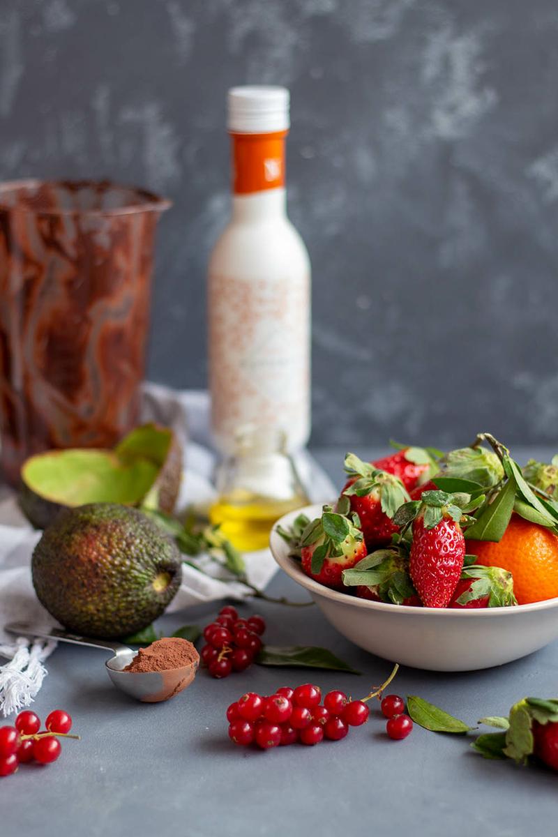 mousse de chocolate saludable