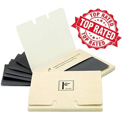 2 Pack of Pretie Asian Bamboo Charcoal Extra Thick Super Absorbent Facial Blotting Paper/Oil Absorbing Sheets (160 sheets in total). Pop-up Inter-folded sheets.