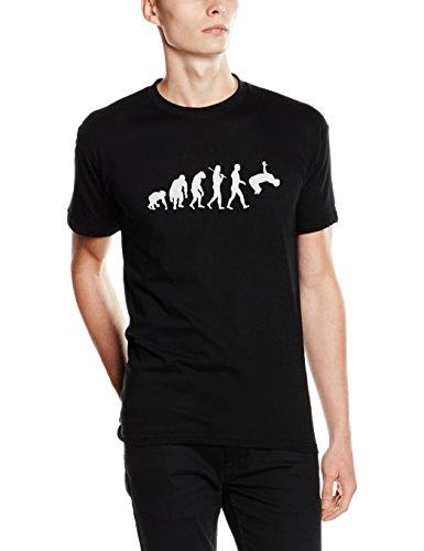 Shirtzshop – Camiseta Evolution Parkour II, Unisex, T-Shirt Evolution Parkour II, Negro, XXXL