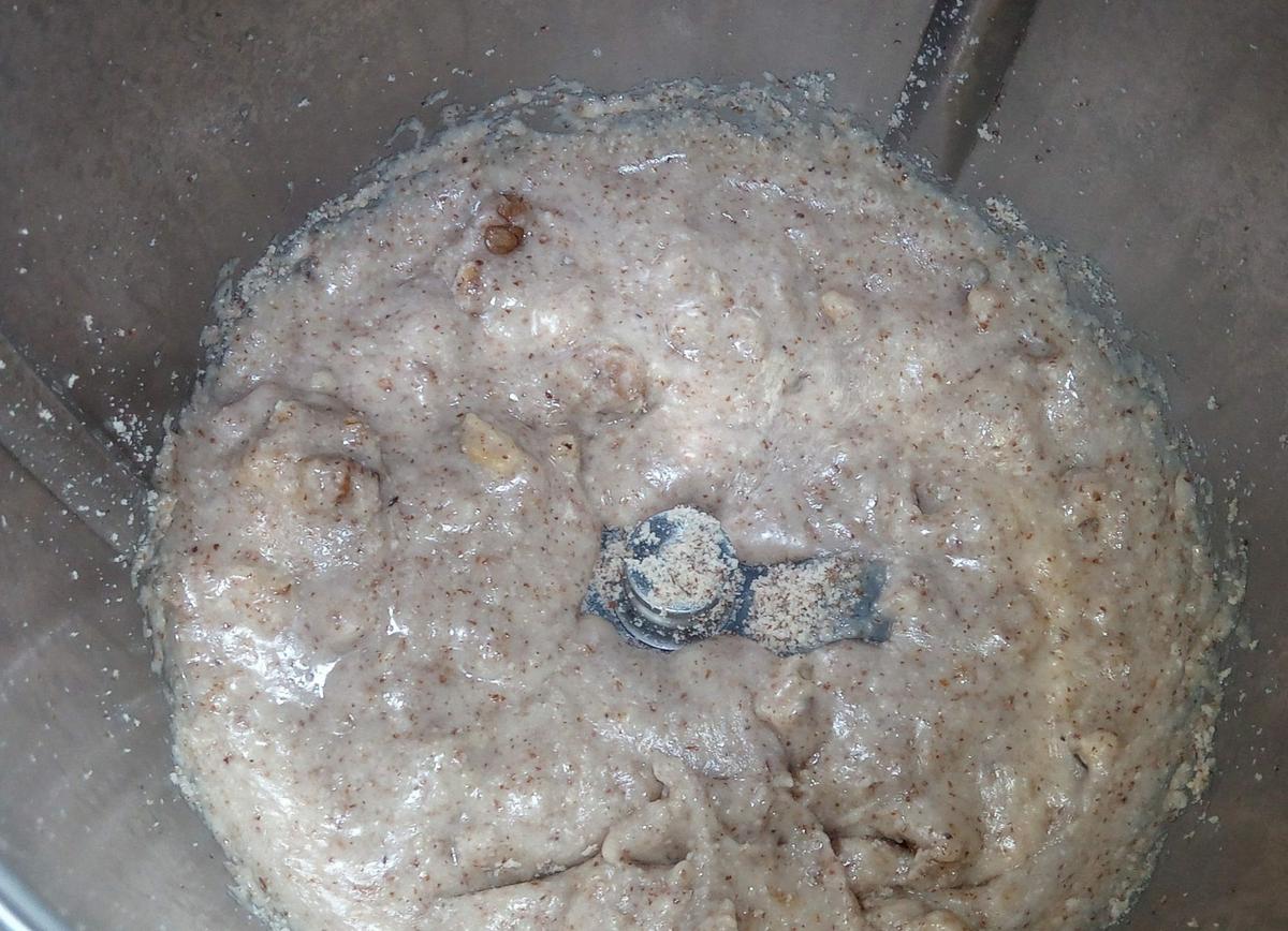 Nueces nata (crema de leche) para hacer turrón en Thermomix