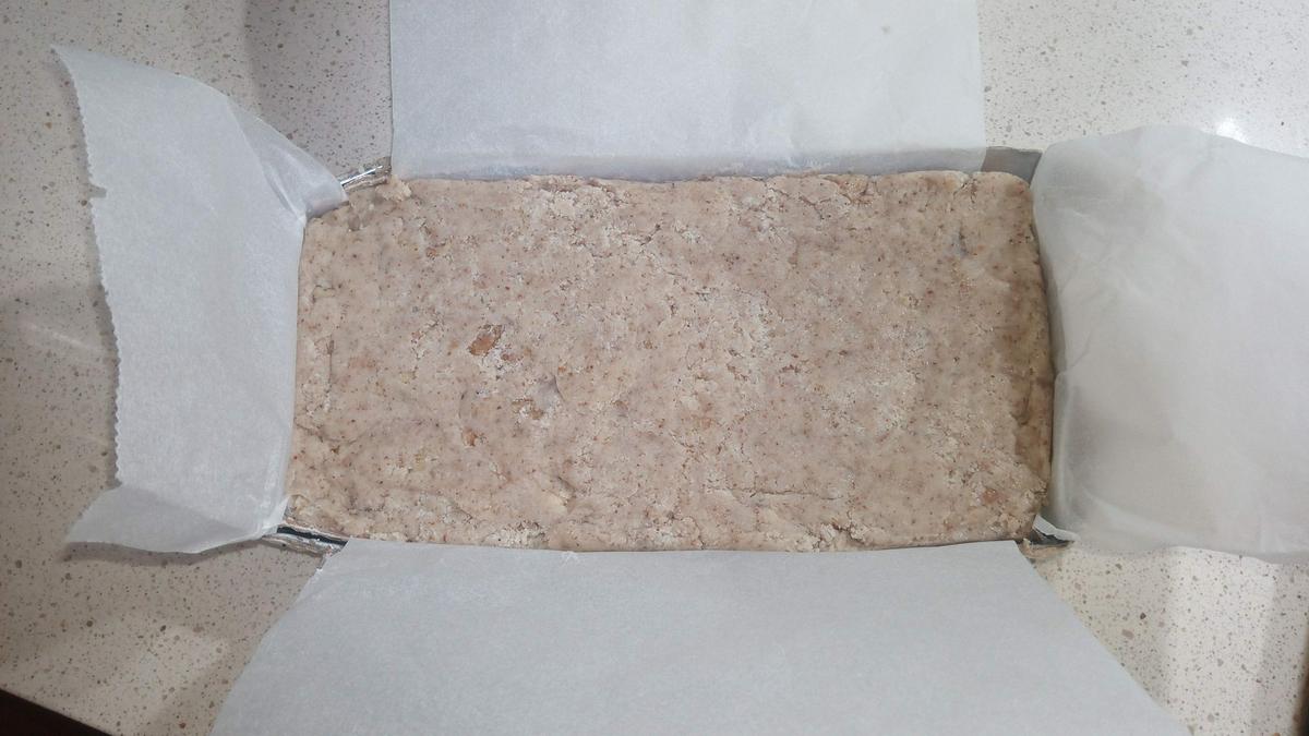 Turrón de nata (crema de leche) y nueces en la Thermomix.