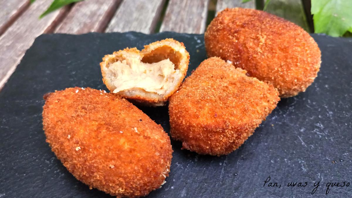 croquetas de compango thermomix - pan uvas y queso - 2
