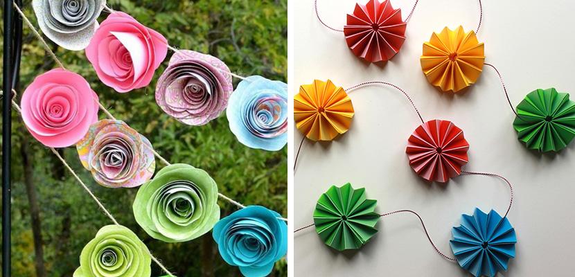 Flores de papel