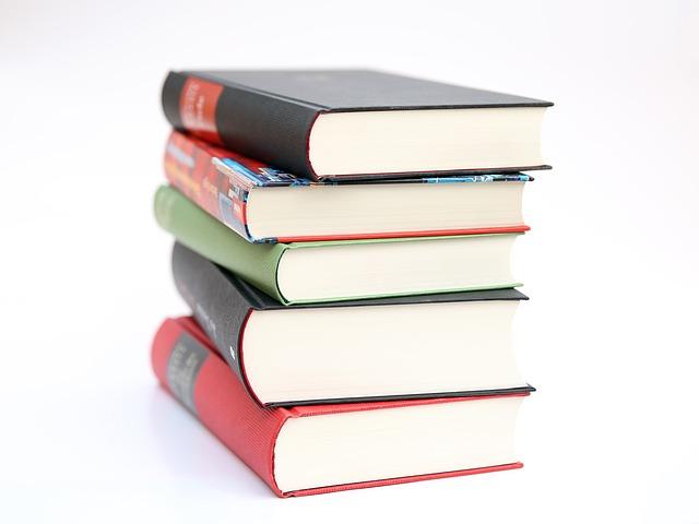 libros de colores