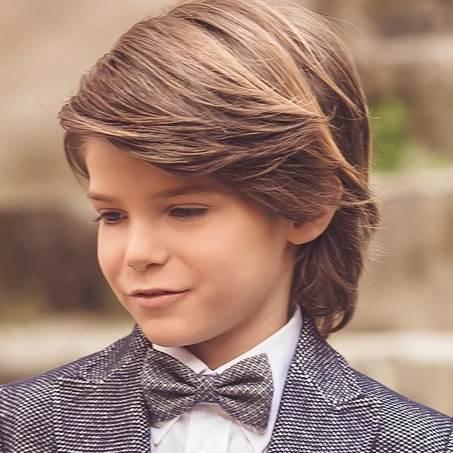 corte de pelo para niño largo