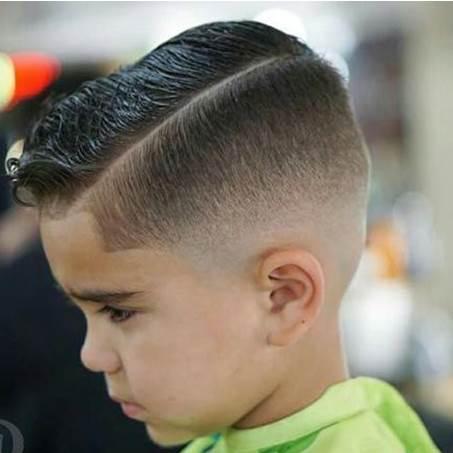 corte de pelo para niño degradado