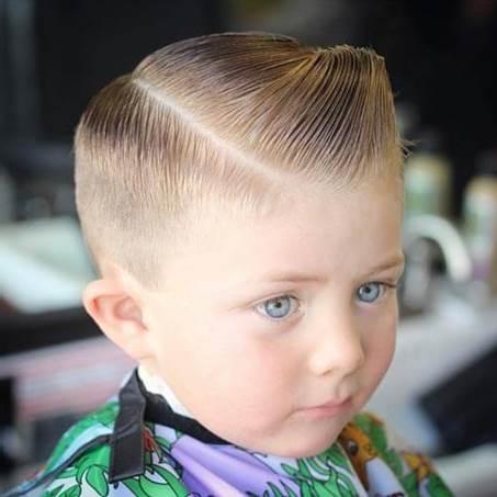 corte de pelo para niño degradado