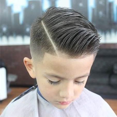 corte de pelo para niño degradado