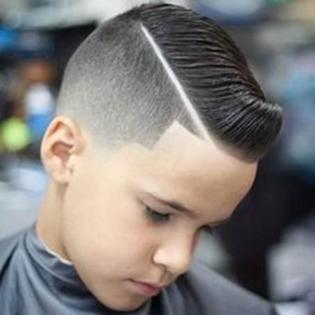 corte de pelo para niño degradado
