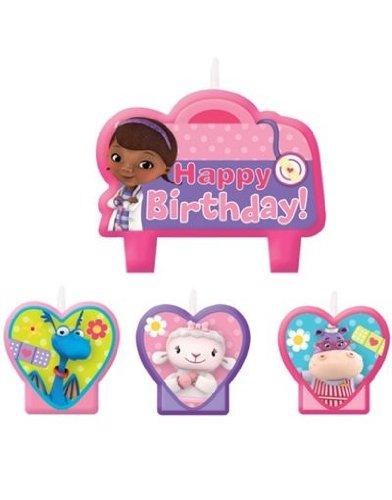 Amscan Doc McStuffins Birthday Party Cake Candles - 4ct