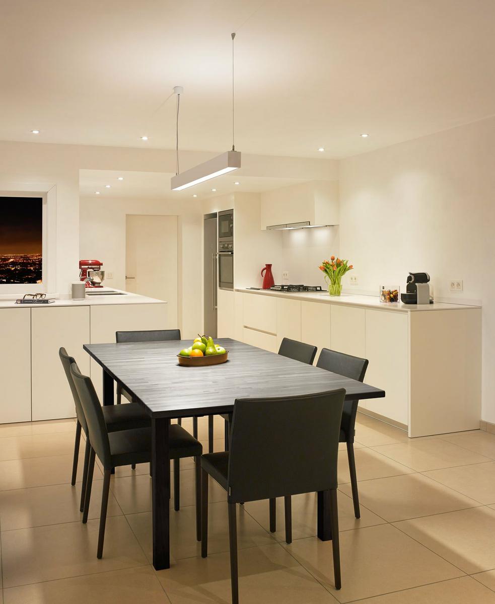 How to illuminate your kitchen countertop if you do not have upper cabinets or shelves 01