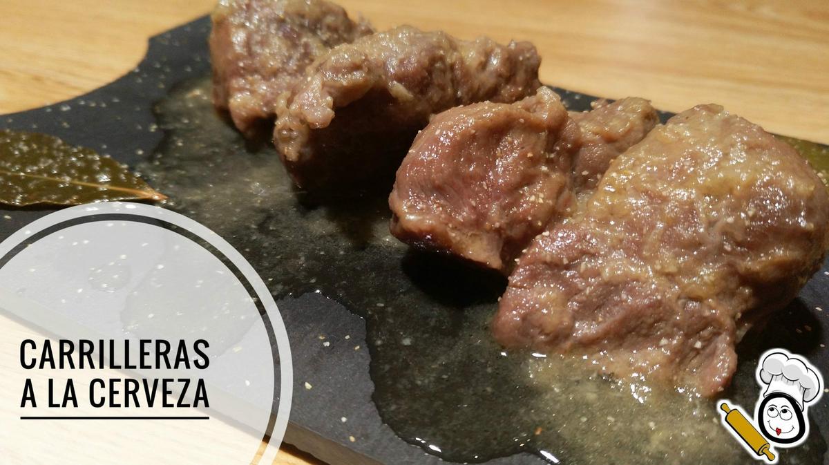 Carrilleras a la cerveza con Thermomix tm5.