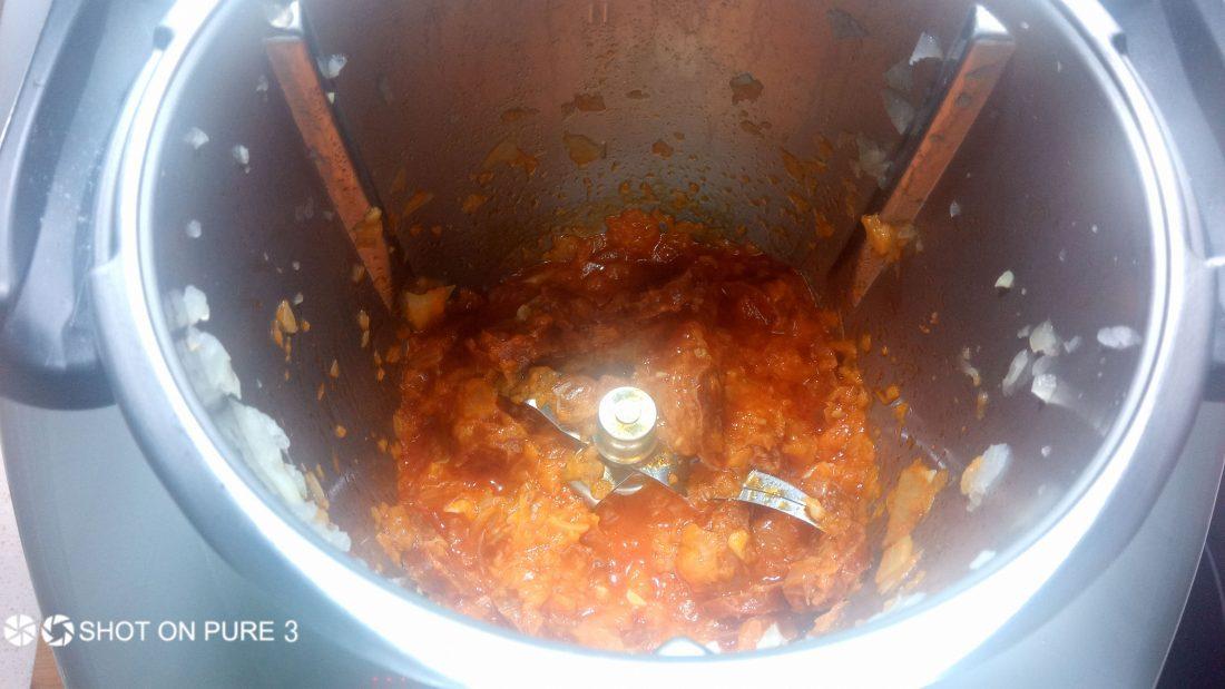 Chorizo en Thermomix