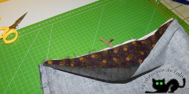 Colocamos la funda cubriendo el exterior