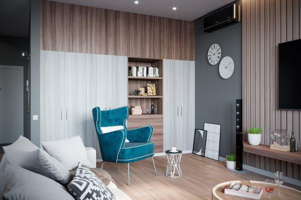 butaca con vivos bordados