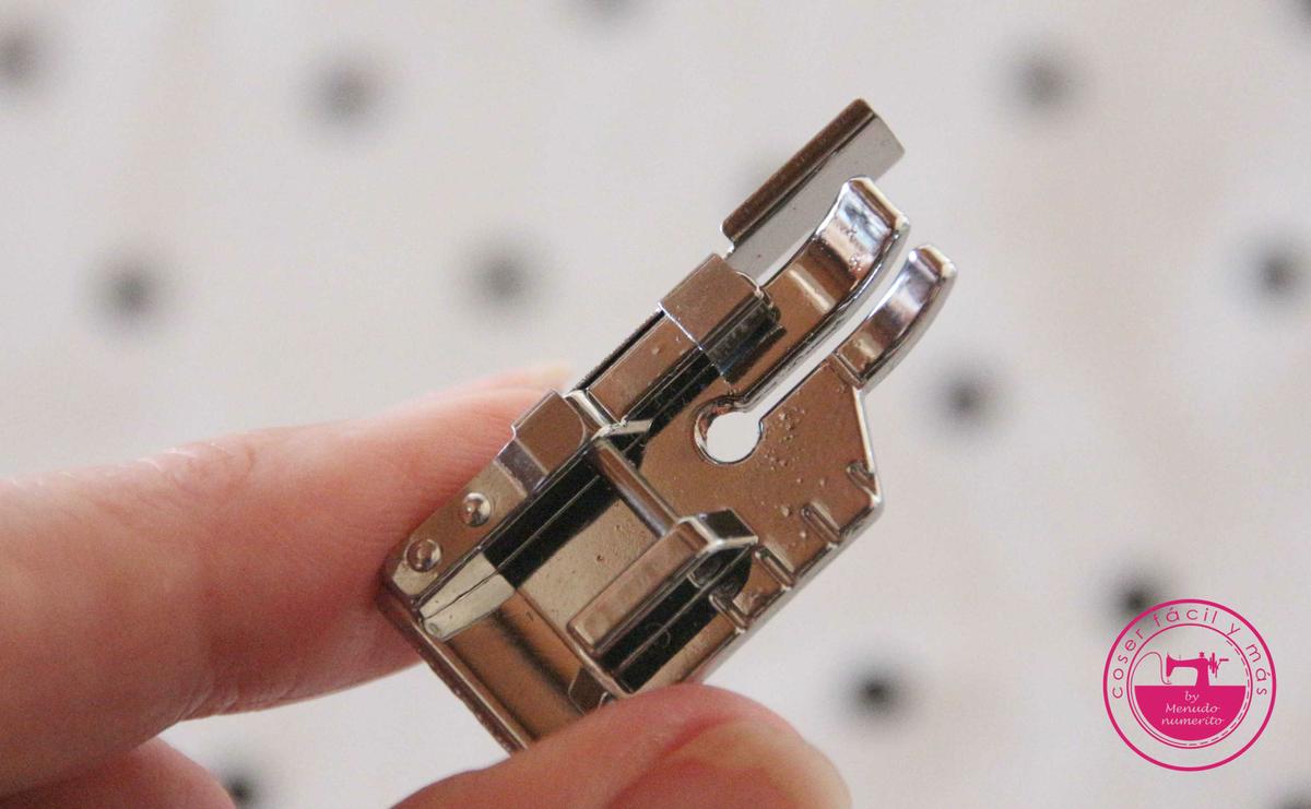 prensatelas cuarto pulgada con guia laterial coser facil y mas menudo numerito