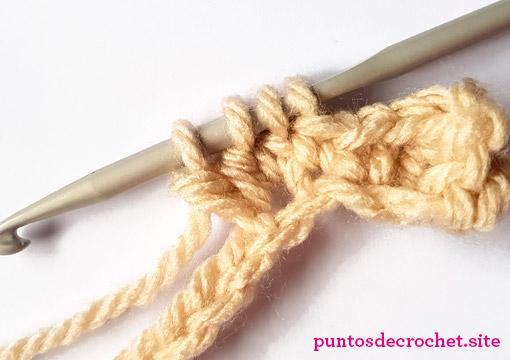 Punto garbanzo paso 3