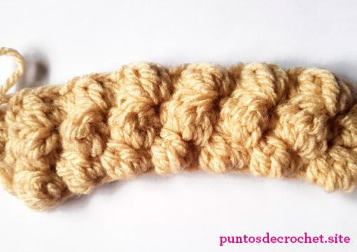 Punto garbanzo paso 8