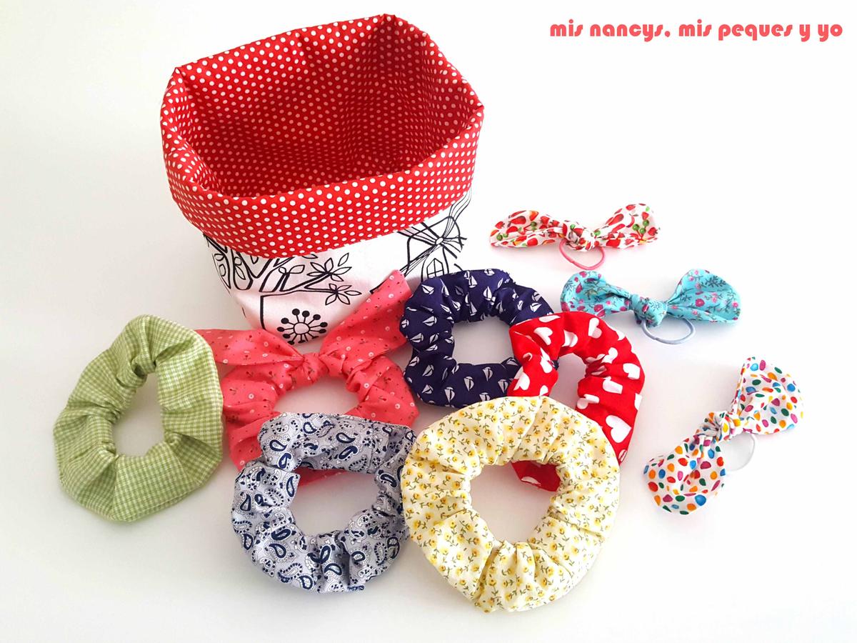 mis nancys, mis peques y yo, cestas de tela reversibles, regalo handmade