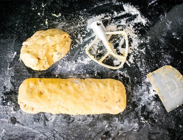 Receta de biscotti de chocolate blanco y macadamia en Maria Orsini