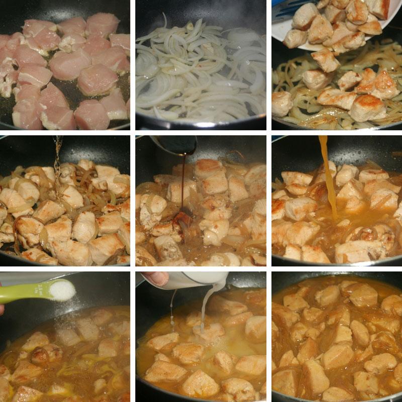 receta pollo a la naranja