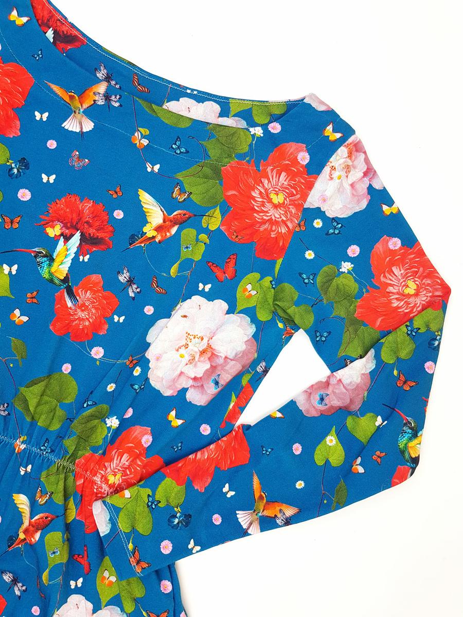 vestido de punto detalle escote