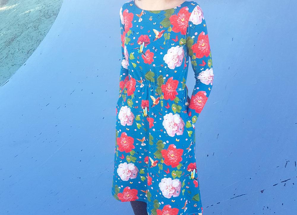 detalle bolsillos vestido de punto