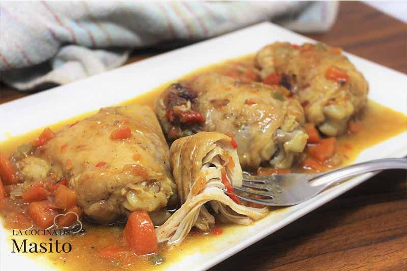 Pollo en salsa