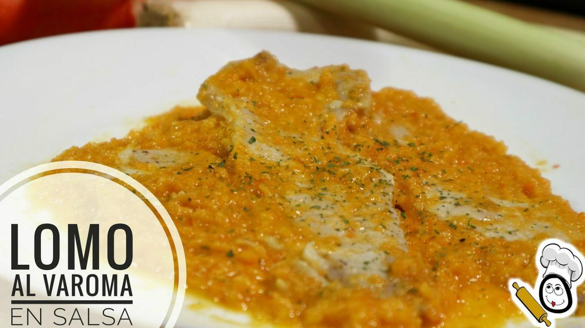 Lomo al varoma de la Thermomix.