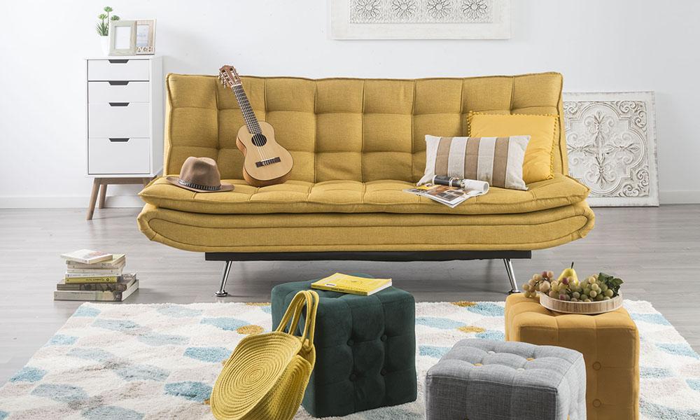 Color mostaza como tendencia 2019 Sofá Willem