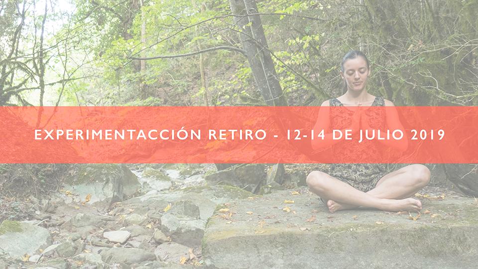 Experimentacción RETIRO: Un fin de semana completo de bienestar para ti.