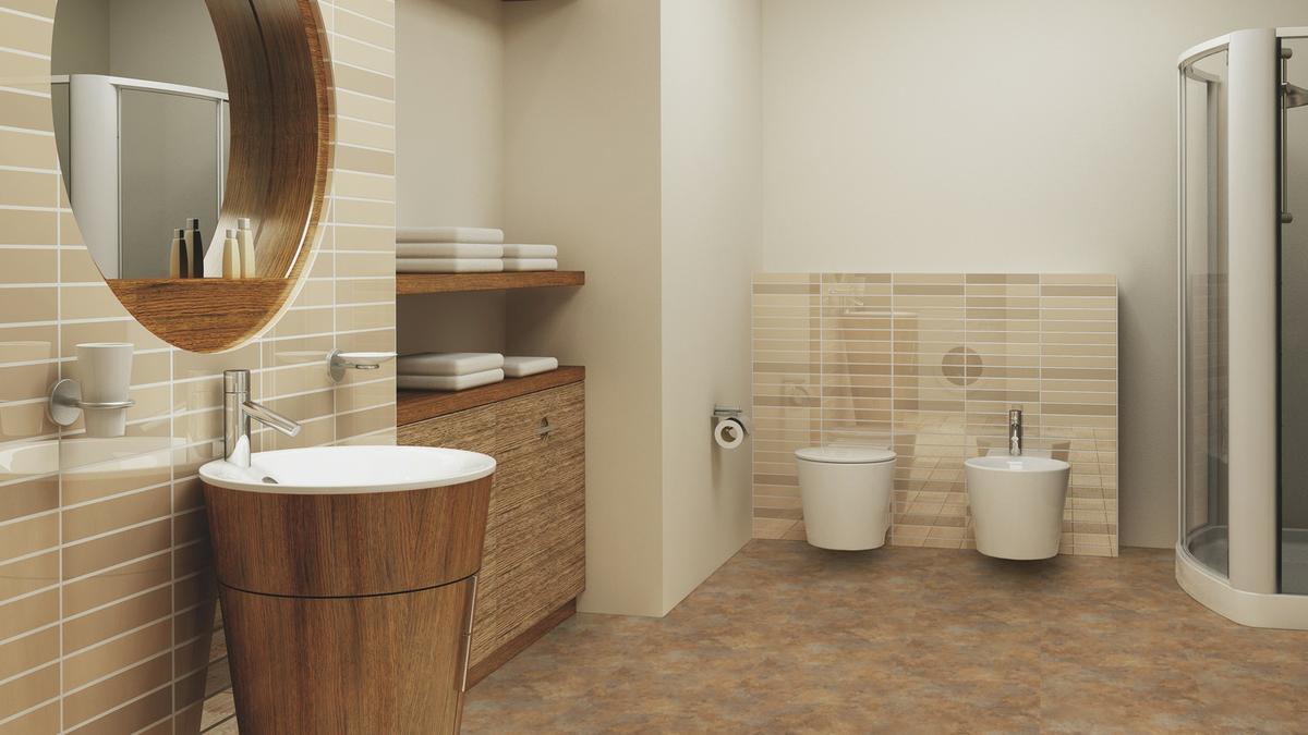 Suelo vinílico baño