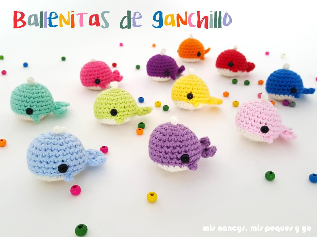 mis nancys, mis peques y yo, ballenitas de ganchillo