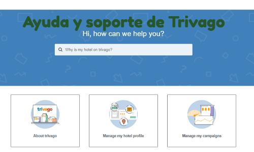 ayuda y soporte Trivago