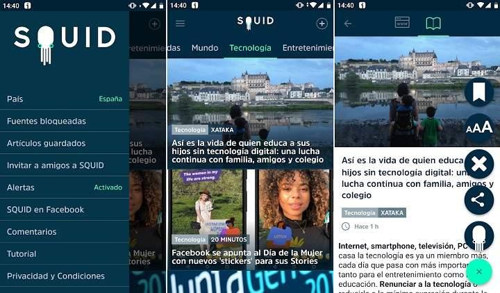Las mejores aplicaciones para leer noticias en moviles y tablets Android sobre tecnología politica economia gastronomia viajes entrentenimiento geek con modo nocturno ajustes personalizables, lector de noticias y mas