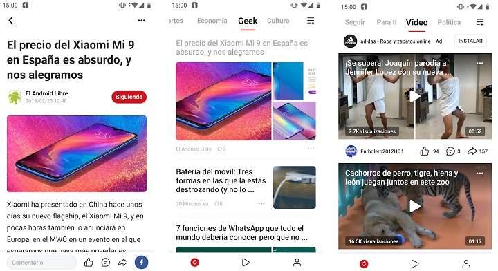 Las mejores aplicaciones para leer noticias feeds y blogs en moviles y tablets Android sobre tecnología politica economia gastronomia viajes entrentenimiento geek con modo nocturno ajustes personalizables, lector de noticias y mas