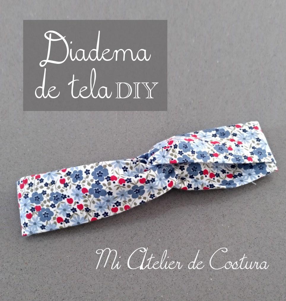 diadema de tela diy