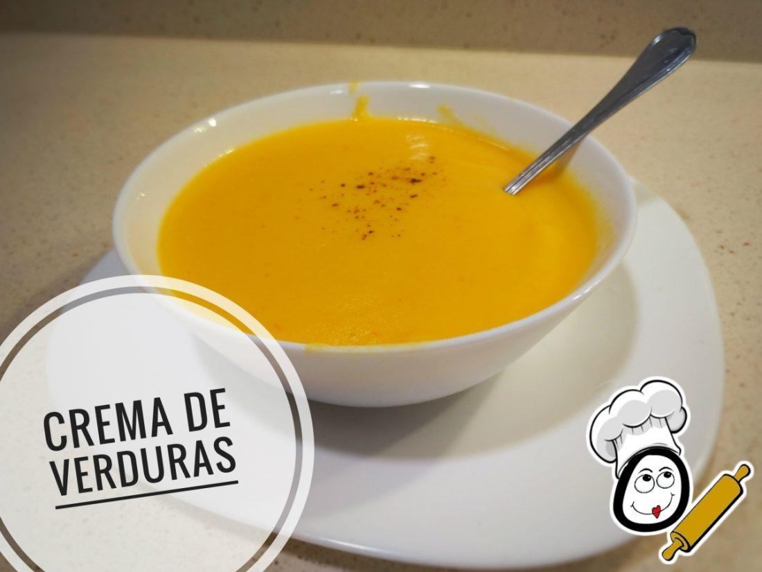 Crema de verduras con Thermomix terminada.