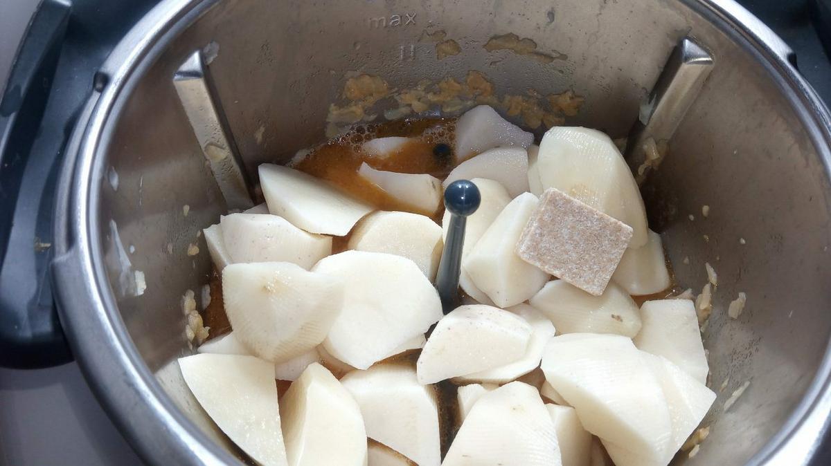 Patatas para el guiso en la Thermomix tm5