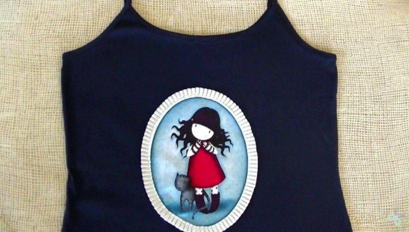 Camiseta personalizada con telas gorjuss