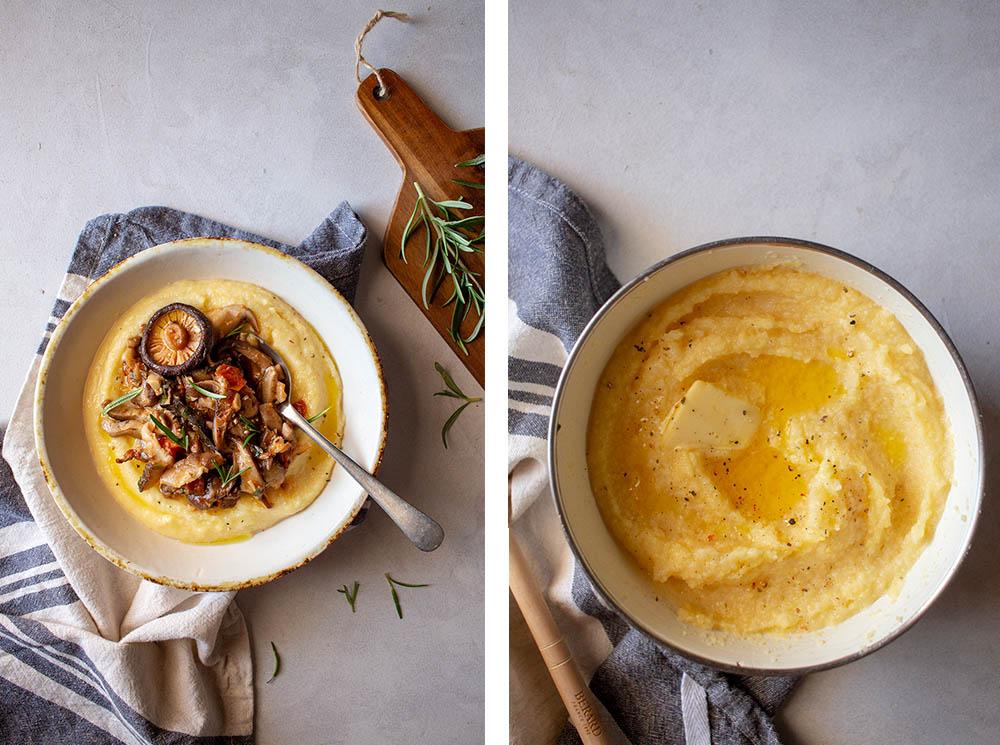 hacer polenta cremosa