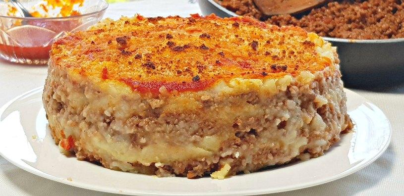 Pastel de patata y carne