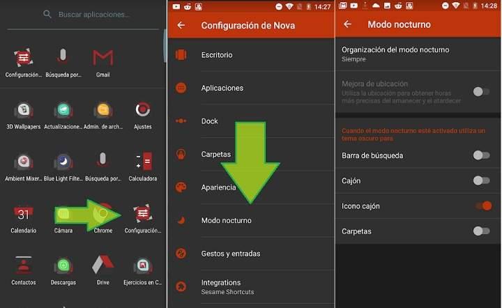 Cómo habilitar el dark mode modo nocturno tema oscuro o modo noche en cualquier teléfono o tablet Android
