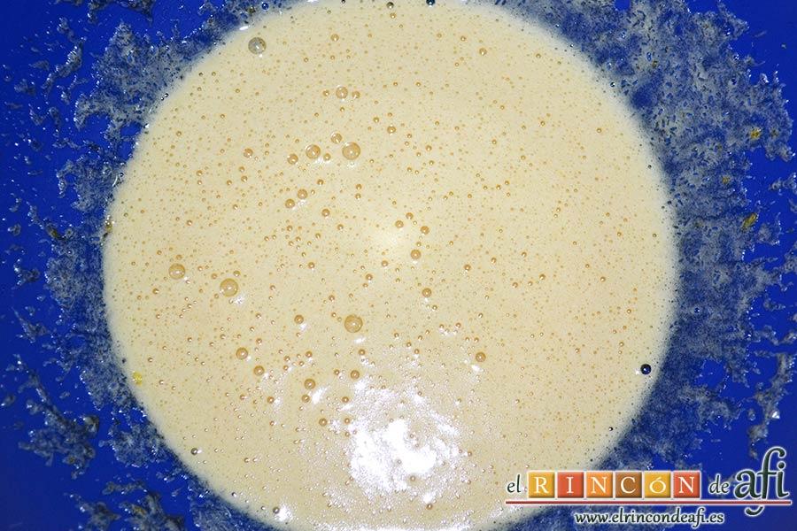 Carquinyolis, mezclar con varillas eléctricas