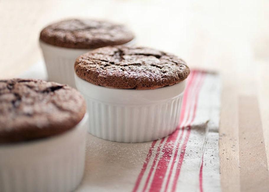 souffle de chocolate