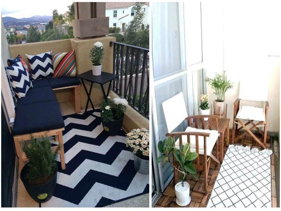 Ideas de decoración de balcones pequeños para todos los gustos