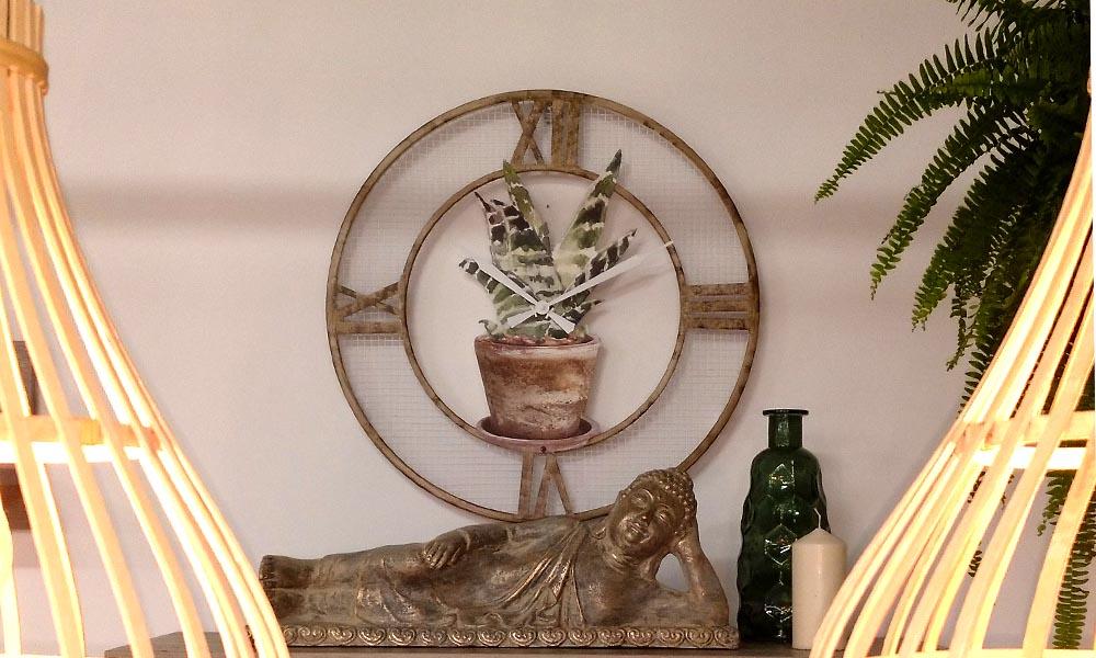 Reloj de pared METAL MACETA Conforama