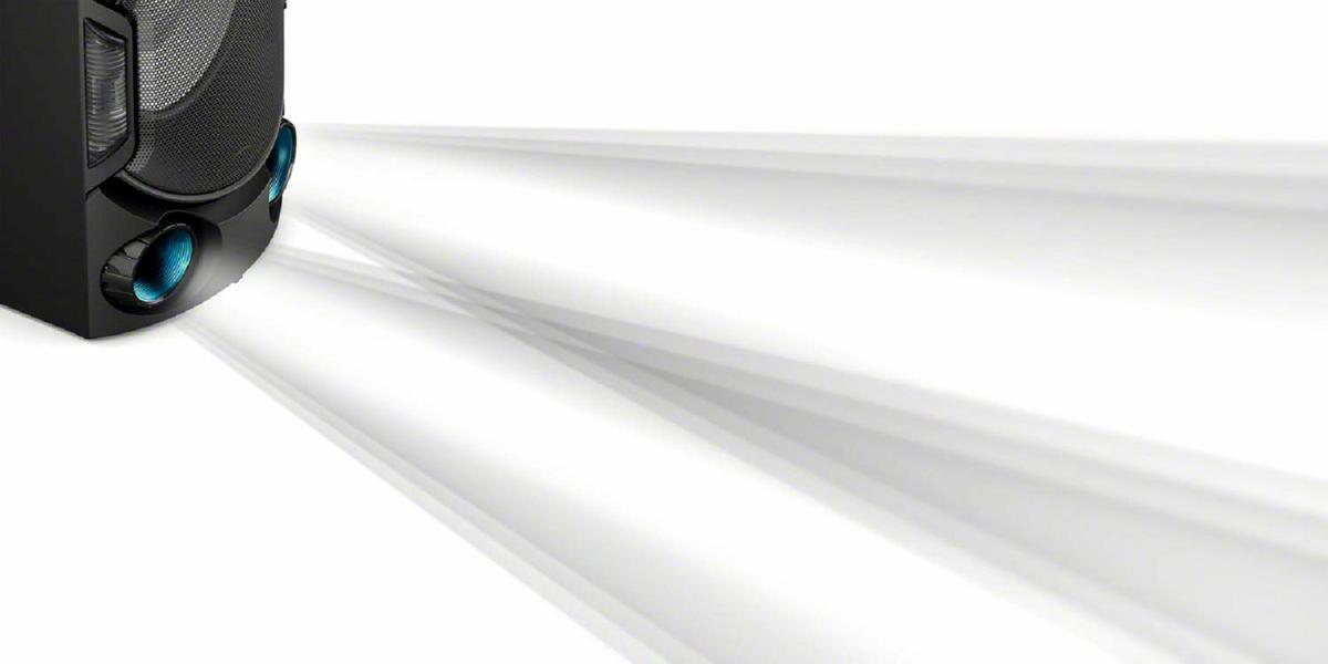 Sony MHC-V42D, sonido amplificado